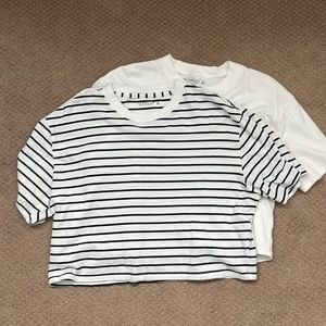 A&F Essential Short-Sleeve Wedge Tees (set of 2)